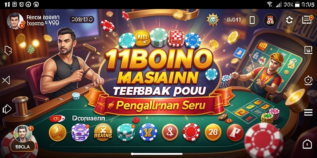 Gameplay menarik 11BOLA dengan berbagai permainan Kasino.
