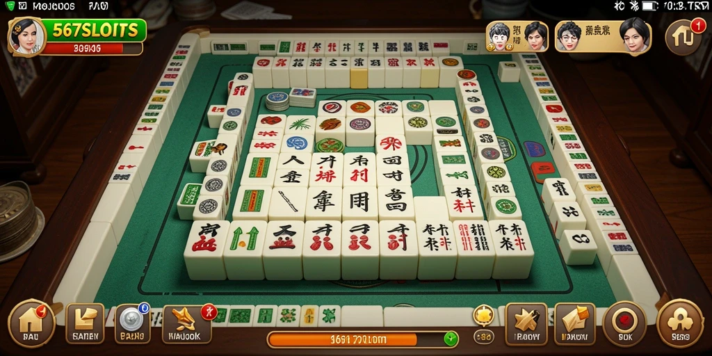 Gameplay seru dan menarik di 567SLOTS Mahjong.