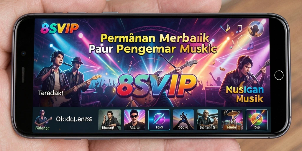 Tampilan gameplay 8SVIP yang interaktif dalam musik.