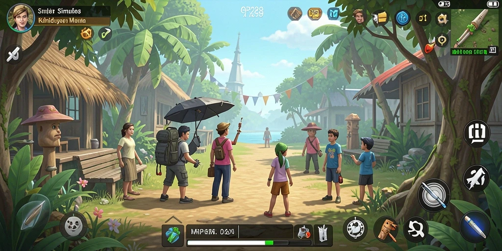 Tangkapan layar utama dari gameplay Simulation yang menarik.