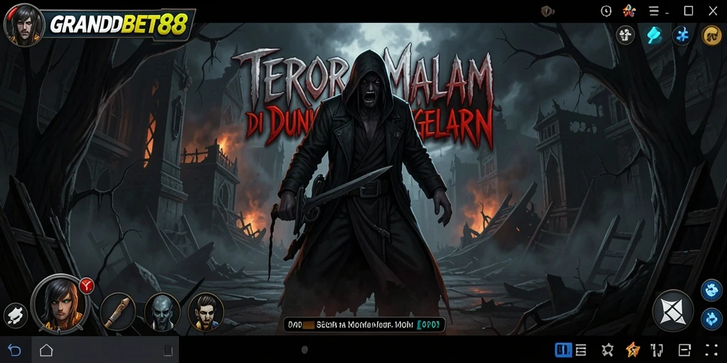 Menampilkan gameplay menegangkan di dunia kegelapan
