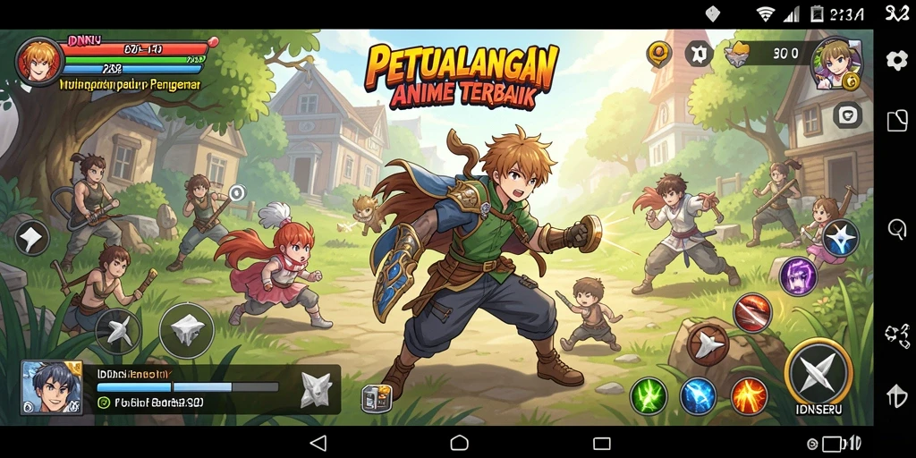 Tampilan gameplay menakjubkan dari IDNSERU yang seru dan penuh aksi.