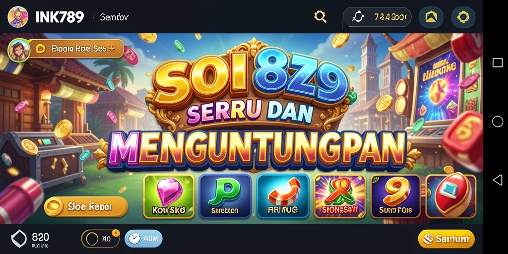Screenshot menampilkan gameplay slot yang memukau di INK789.