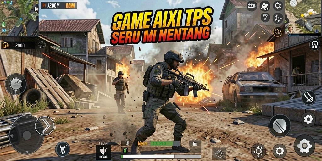 Tampilan aksi seru dalam gameplay J200M yang menantang.