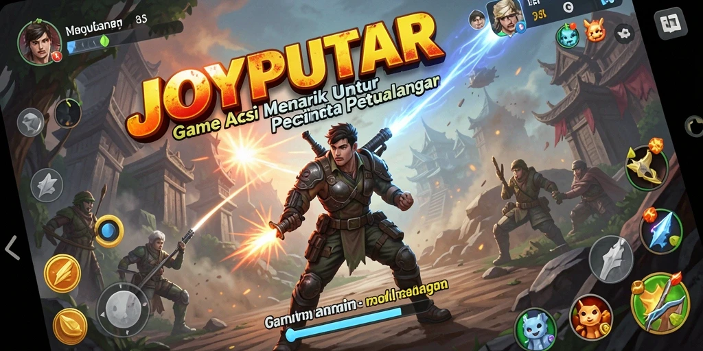 Tampilan gameplay JOYPUTAR yang penuh aksi dan ketegangan.