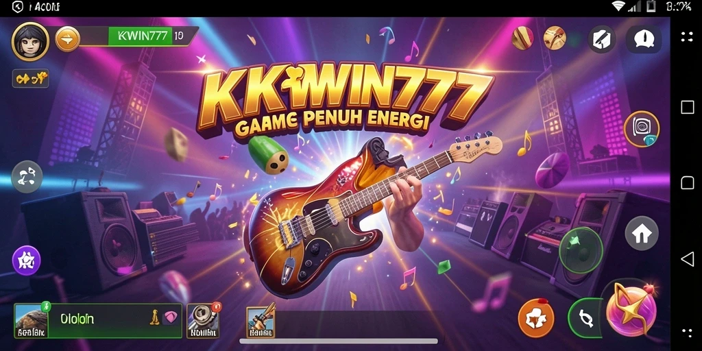 Screenshot KKWIN777 menampilkan gameplay seru dalam bermain musik.