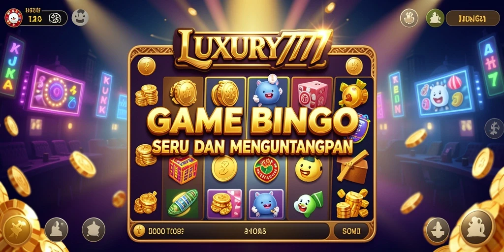 Tampilan gameplay seru dalam permainan Bingo LUXURY777.