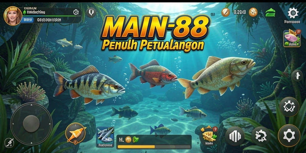 Screenshot MAIN88 menampilkan momen seru saat menangkap ikan besar.