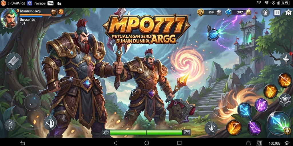 Menampilkan gameplay menakjubkan dan pertarungan seru dalam MPO777.