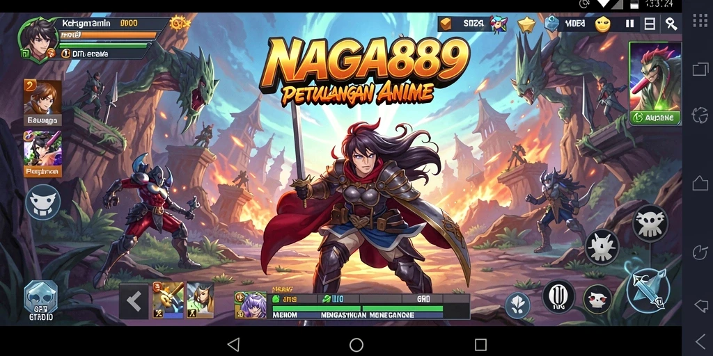 Tampilan gameplay Anime yang menarik dan penuh warna.
