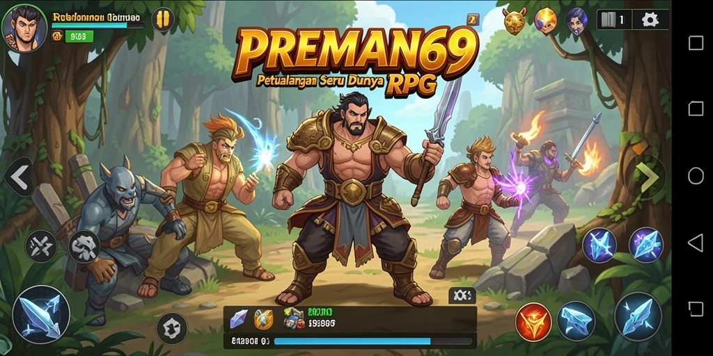 Screenshot gameplay PREMAN69 menampilkan aksi mendebarkan dalam dunia RPG.
