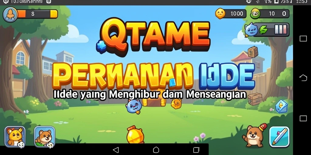 Screenshot gameplay QTGAME menampilkan aksi seru permainan Idle.