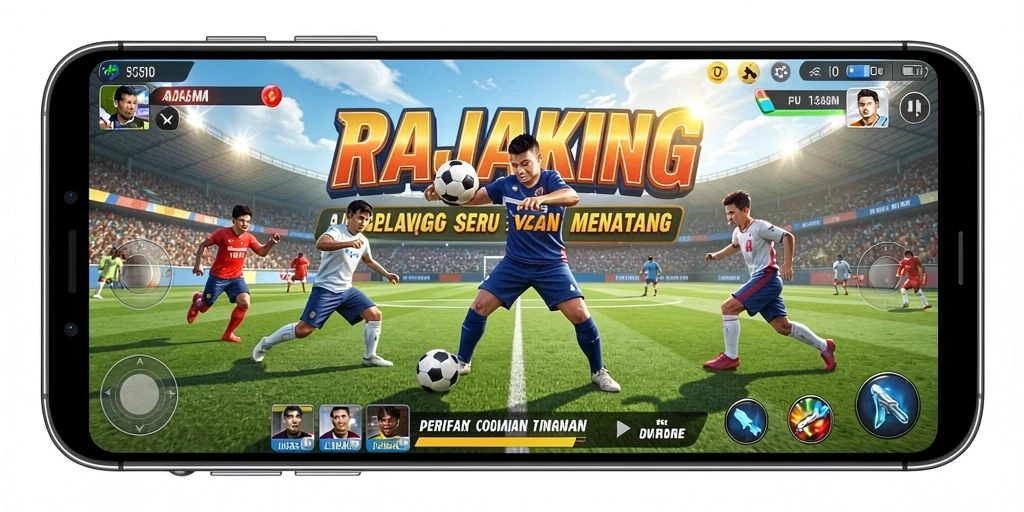 Tangkapan layar menunjukkan aksi pertarungan olahraga yang mendebarkan.