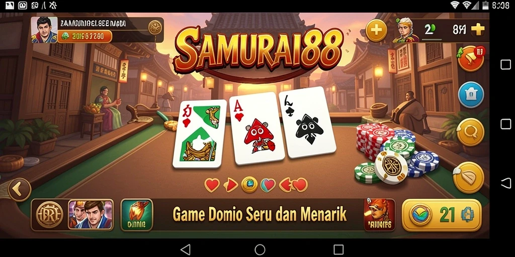 Screenshot gameplay yang menarik dari SAMURAI88.