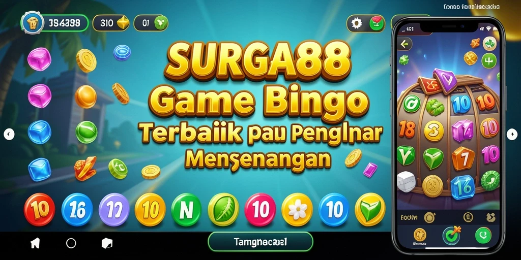 Tampilan gameplay seru dari SURGA88 yang menampilkan pengalaman Bingo.