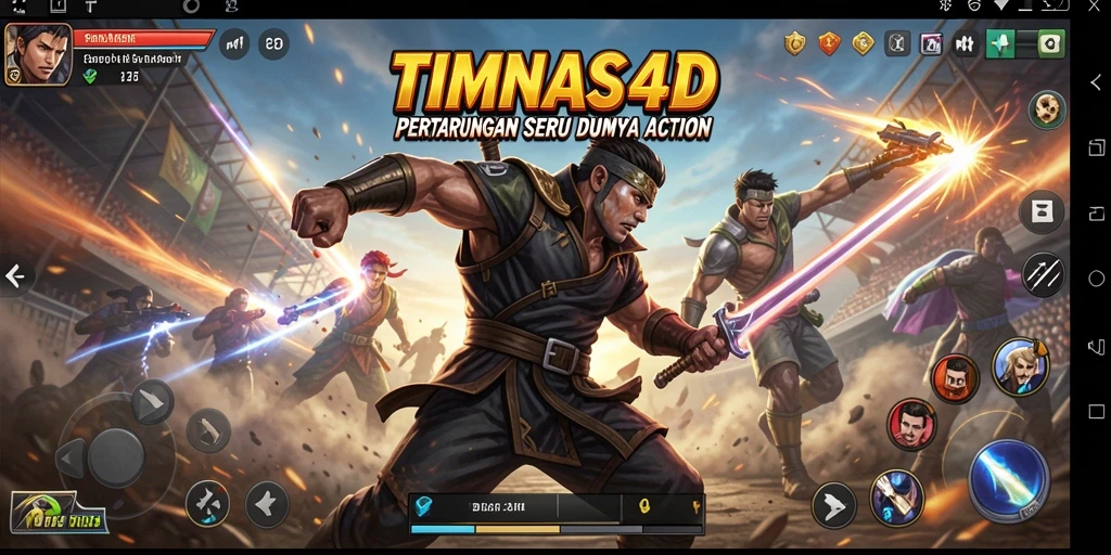 Tampilan mendebarkan dari gameplay <strong>TIMNAS4D</strong> dengan aksi seru.