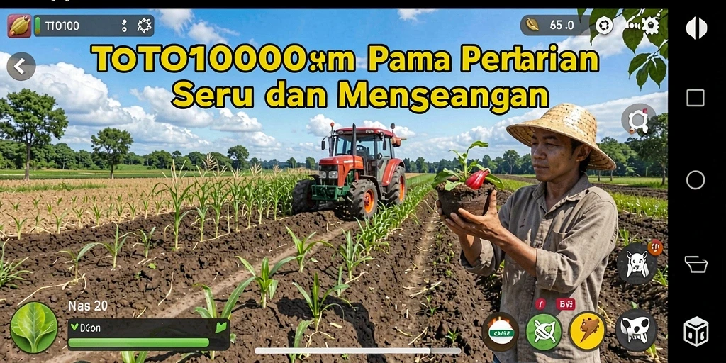 Tampilan gameplay TOTO1000 yang menarik dan interaktif