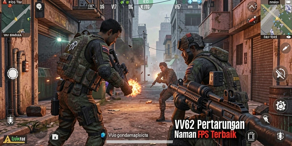 Gameplay seru dengan grafik menakjubkan di VV62.
