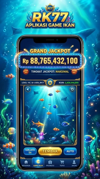 Tangkapan layar aplikasi rk77 dengan antarmuka yang menarik.